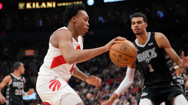 Scottie Barnes Victor Wembanyama Raptors